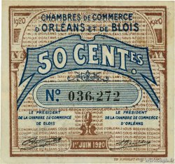 50 Centimes FRANCE Regionalismus und verschiedenen Orléans et Blois 1920 JP.096.01