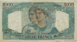 1000 Francs MINERVE ET HERCULE FRANCE  1945 F.41.04