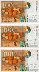 100 Francs CÉZANNE Lot FRANKREICH  1997 F.74.01 fVZ