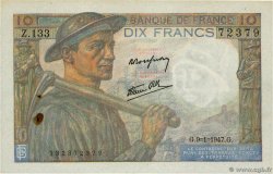 10 Francs MINEUR FRANCE  1947 F.08.17