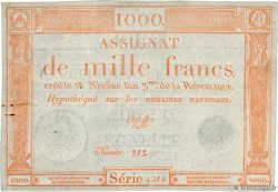 1000 Francs FRANCE  1795 Ass.50a