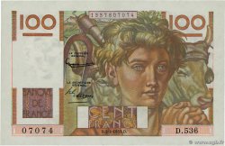 100 Francs JEUNE PAYSAN FRANCE  1953 F.28.36
