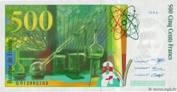500 Francs PIERRE ET MARIE CURIE FRANCE  1994 F.76.01 pr.NEUF