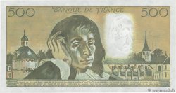 500 Francs PASCAL FRANCE  1990 F.71.44 AU+