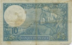 10 Francs MINERVE FRANKREICH  1917 F.06.02 fS