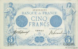 5 Francs BLEU FRANCE  1917 F.02.47 XF+