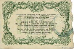 10 Francs FRANCE régionalisme et divers Cambrai 1916 JP.59-0471 SUP