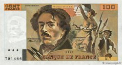 100 Francs DELACROIX modifié FRANCE  1978 F.69.01d SUP+