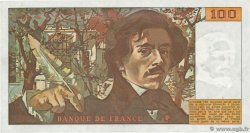 100 Francs DELACROIX modifié FRANCE  1978 F.69.01d SUP+