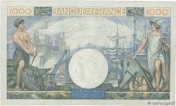 1000 Francs COMMERCE ET INDUSTRIE  FRANCE  1944 F.39.05 SPL