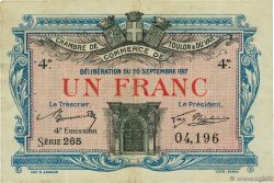 1 Franc FRANCE régionalisme et divers Toulon 1917 JP.121.20 TTB
