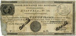 20 Francs Annulé FRANCE  1804 PS.245b AB