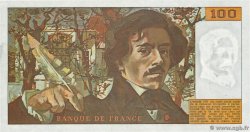 100 Francs DELACROIX modifié FRANCE  1980 F.69.04a TTB+