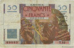 50 Francs LE VERRIER FRANCE  1947 F.20.07 TB+