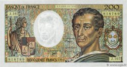 200 Francs MONTESQUIEU Modifié FRANCE  1994 F.70/2.01 NEUF