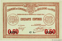 50 Centimes FRANCE régionalisme et divers Boulogne-Sur-Mer  1914 JP.031.11 NEUF