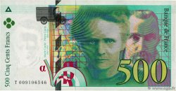 500 Francs PIERRE ET MARIE CURIE FRANCE  1994 F.76.01 SUP