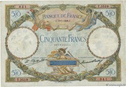 50 Francs LUC OLIVIER MERSON FRANCE  1929 F.15.03