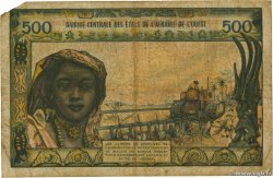 500 Francs STATI AMERICANI AFRICANI  1961 P.202Bb B