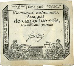 50 Sols FRANCE  1793 Ass.42c