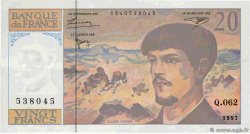 20 Francs DEBUSSY Modifié FRANCE  1997 F.66ter.02 VF