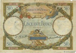 50 Francs LUC OLIVIER MERSON FRANCE  1929 F.15.03