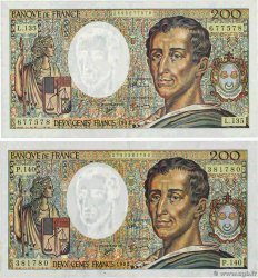 200 Francs MONTESQUIEU Lot FRANCE  1992 F.70.12c TTB à SUP
