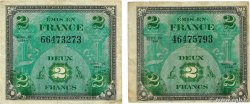 2 Francs DRAPEAU Lot FRANCE  1944 VF.16.01 TB