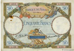50 Francs LUC OLIVIER MERSON FRANCE 1927 F.15.01