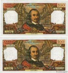 100 Francs CORNEILLE Consécutifs FRANCIA  1966 F.65.15 EBC+