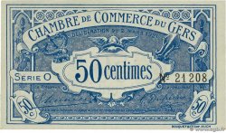 50 Centimes  FRANCE regionalismo e varie Auch 1921 JP.015.24