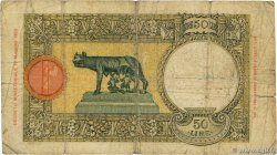 50 Lire ITALIE  1938 P.054b pr.B