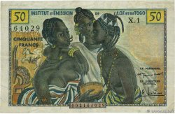 50 Francs AFRIQUE OCCIDENTALE FRANÇAISE (1895-1958)  1956 P.45