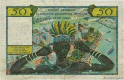 50 Francs AFRIQUE OCCIDENTALE FRANÇAISE (1895-1958)  1956 P.45 TB+