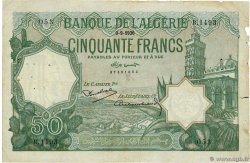 50 Francs ALGÉRIE  1936 P.080a