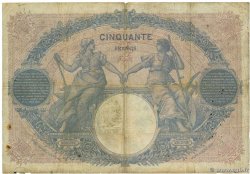 50 Francs BLEU ET ROSE FRANCE  1912 F.14.25 B