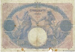 50 Francs BLEU ET ROSE FRANCE  1914 F.14.27 B