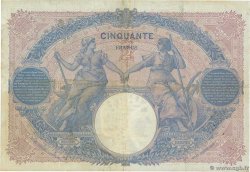 50 Francs BLEU ET ROSE FRANCE  1913 F.14.26 TB