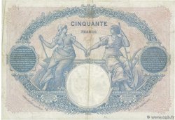 50 Francs BLEU ET ROSE FRANCE  1923 F.14.36 TB