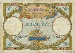 50 Francs LUC OLIVIER MERSON type modifié FRANCE  1932 F.16.03