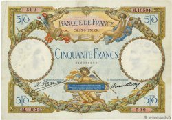 50 Francs LUC OLIVIER MERSON type modifié FRANCE  1932 F.16.03