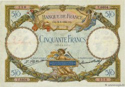 50 Francs LUC OLIVIER MERSON type modifié FRANCE  1930 F.16.01