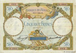 50 Francs LUC OLIVIER MERSON type modifié FRANCE  1934 F.16.05 TB