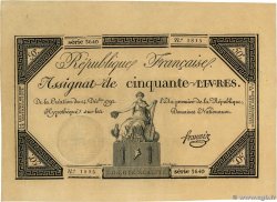 50 Livres FRANCE  1792 Ass.39a