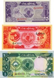25, 50 Piastres et 1 Pound Lot SOUDAN  1987 P.37 au P.39 pr.NEUF