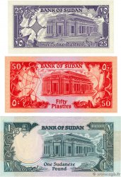 25, 50 Piastres et 1 Pound Lot SOUDAN  1987 P.37 au P.39 pr.NEUF