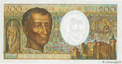 200 Francs MONTESQUIEU FRANCIA  1985 F.70.05 SC+