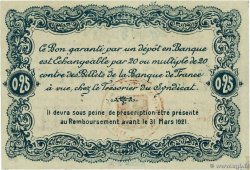 25 Centimes FRANCE Regionalismus und verschiedenen Rochefort-S/Mer 1921 JP.17-07var fST