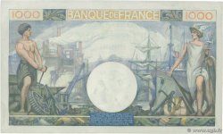 1000 Francs COMMERCE ET INDUSTRIE FRANCIA  1944 F.39.05 AU