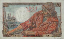 20 Francs PÊCHEUR FRANCE  1942 F.13.01